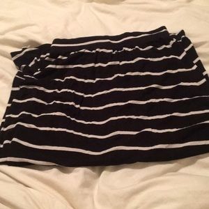 Stripes maxi skirt